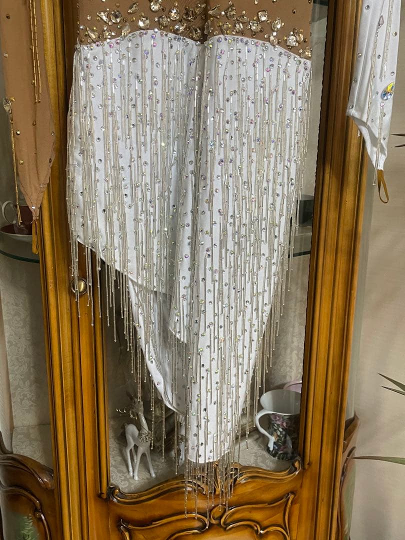 社交ダンス用ドレス ホワイト