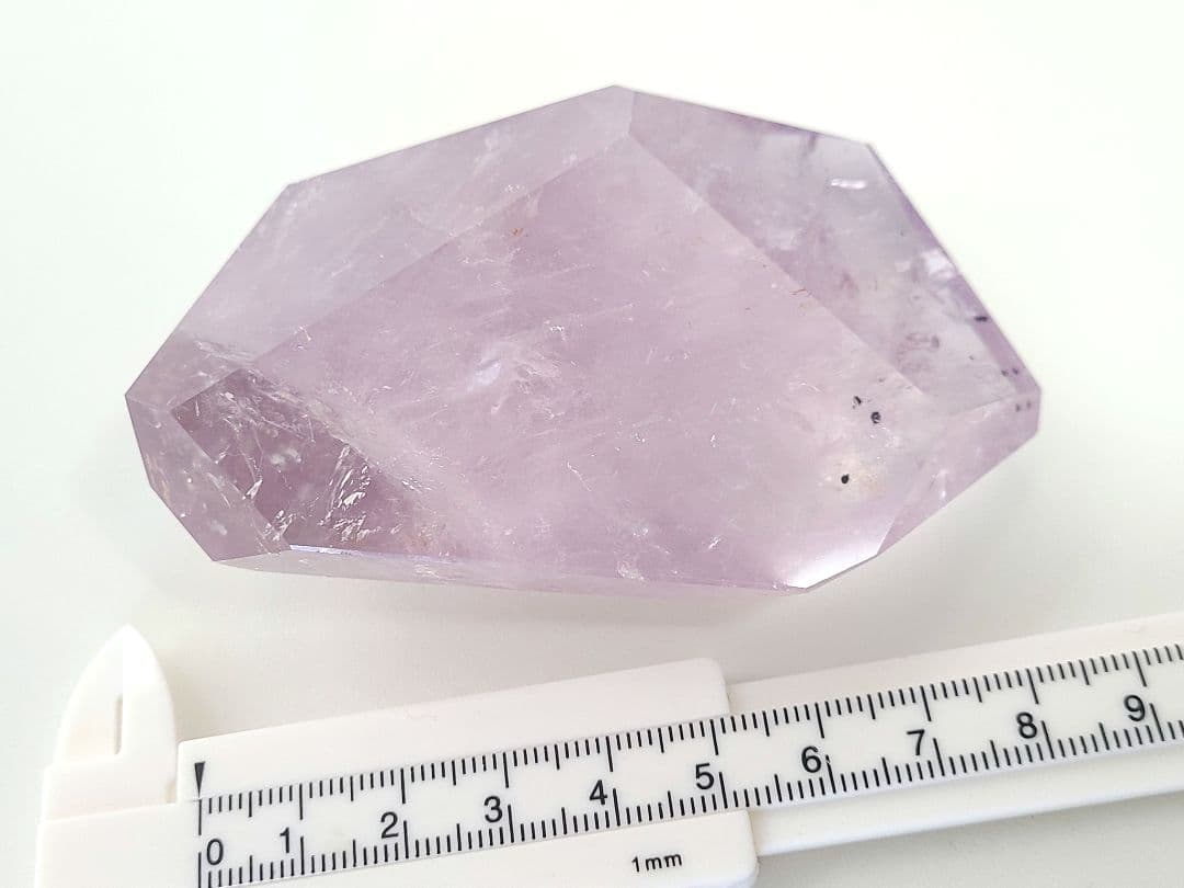 稀少◆ロマネサイトインアメジスト◆天然石置物　紫水晶　ディスプレイ　コレクション