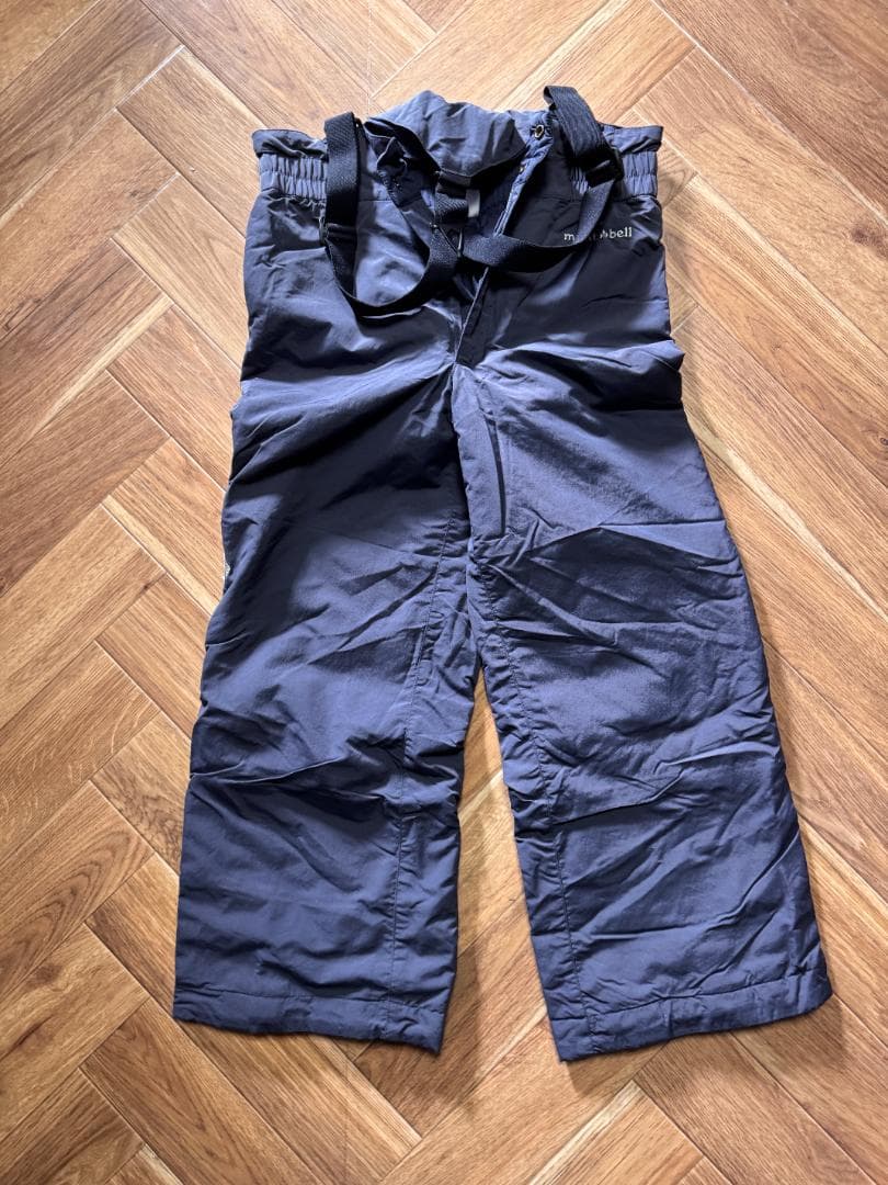 モンベル スノーウェア上下セット 130cm グローブ付き