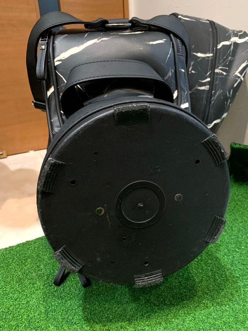 希少　即完売　マークアンドロナ　mark&lona キャディバッグ　大理石柄