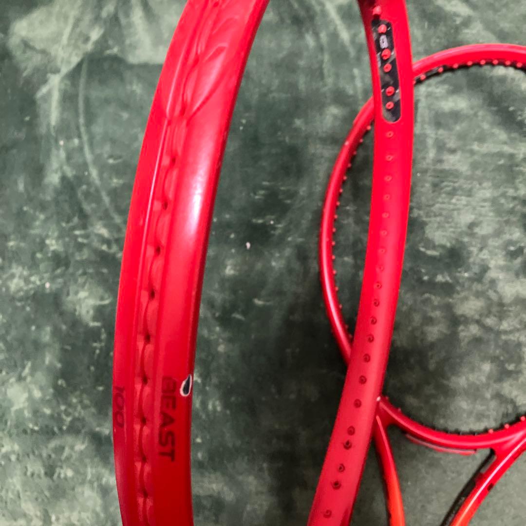 BEAST 100 テニスラケット 2本セット