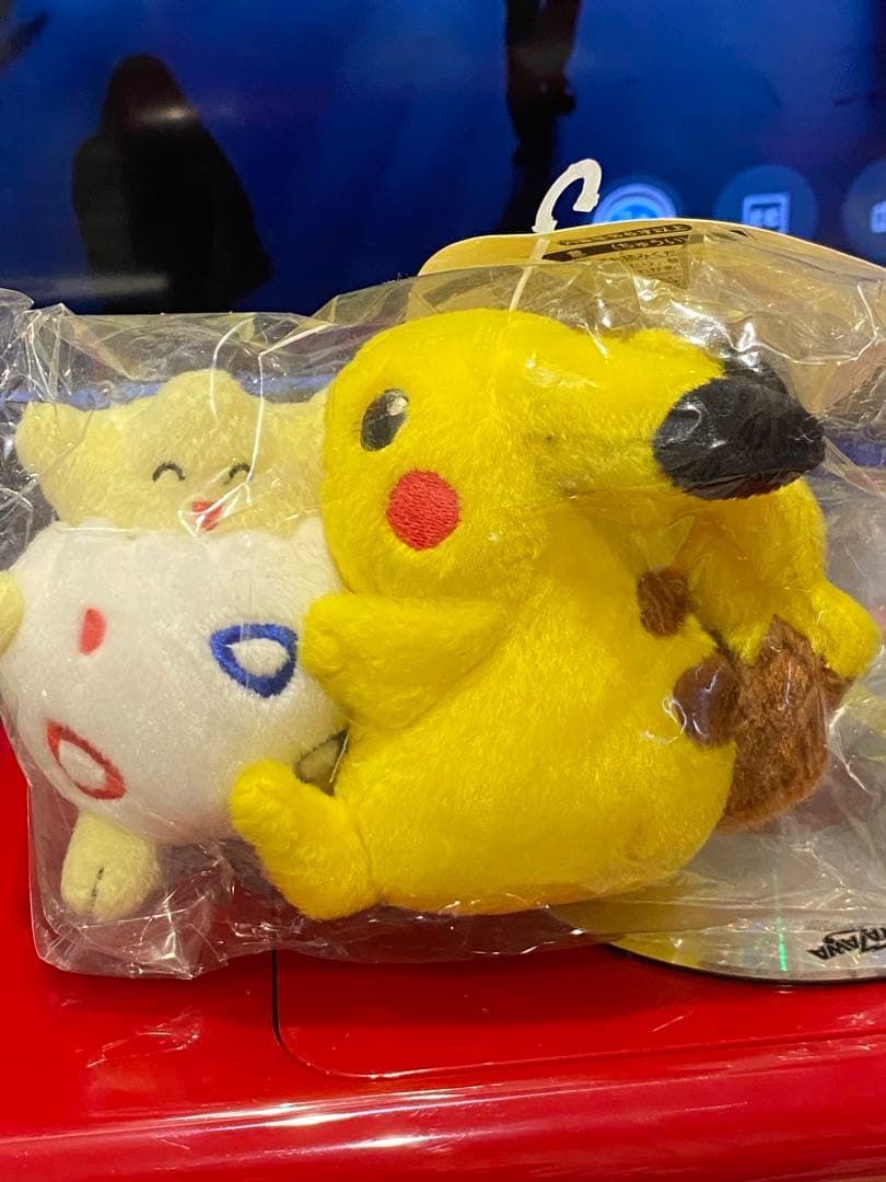 【希少品】新品未使用/絶版ポケペアぬいぐるみトゲピー&ピカチュウ未開封タグ付