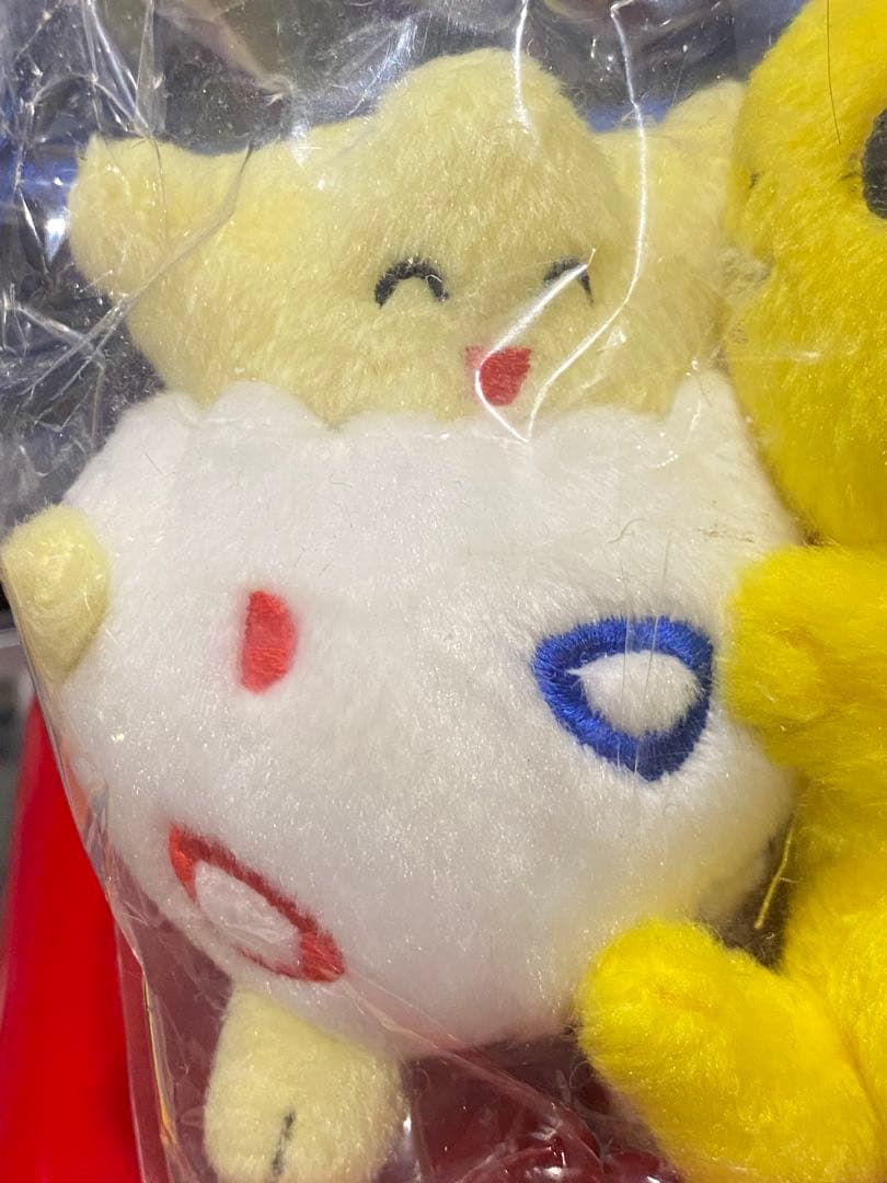 【希少品】新品未使用/絶版ポケペアぬいぐるみトゲピー&ピカチュウ未開封タグ付