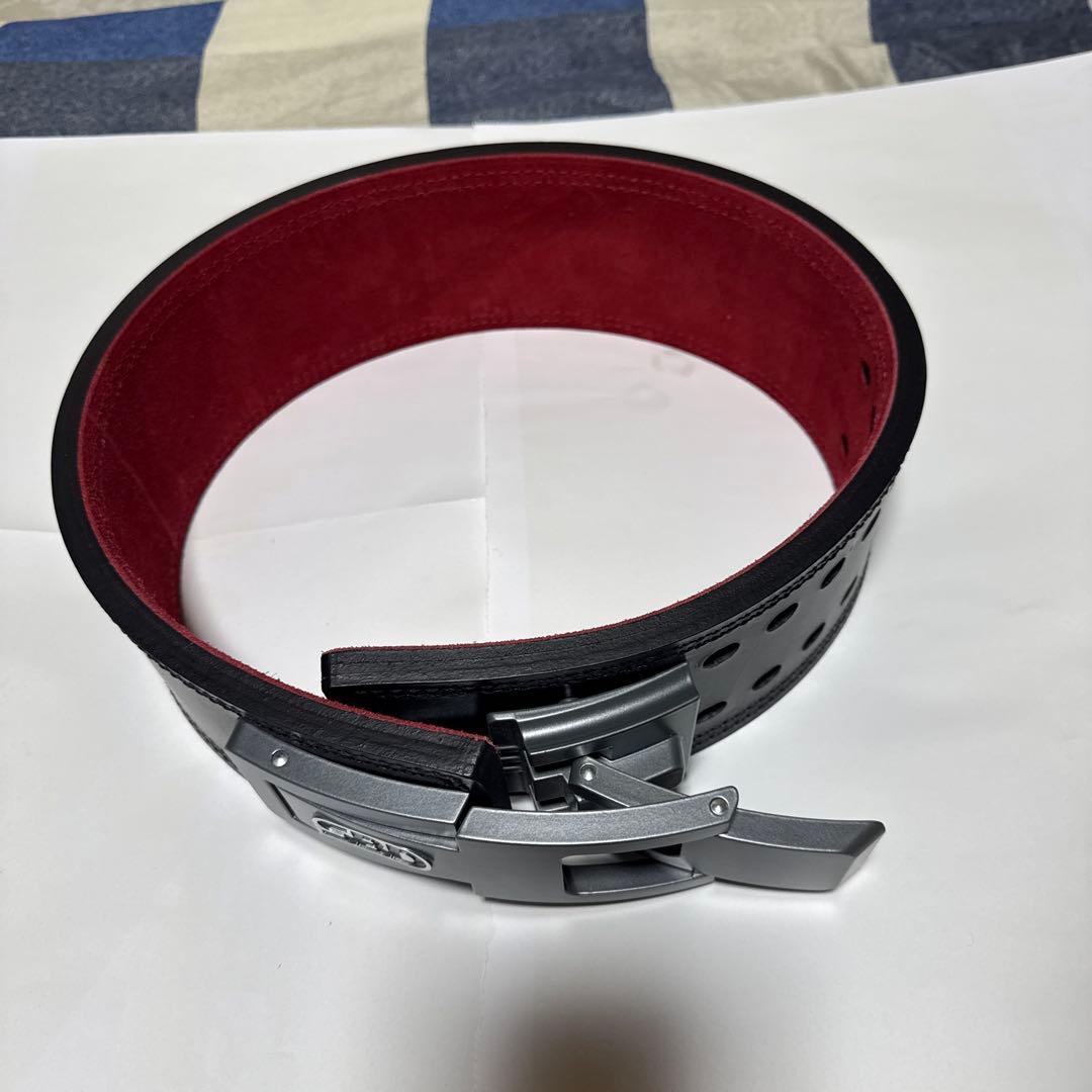 SBD パワーベルト 黒/赤 13mm