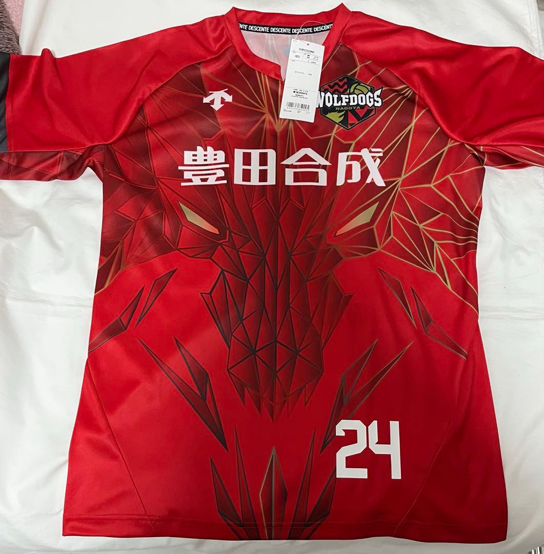 小川智大選手 ウルフドッグス名古屋 レプリカユニフォーム タグ付き