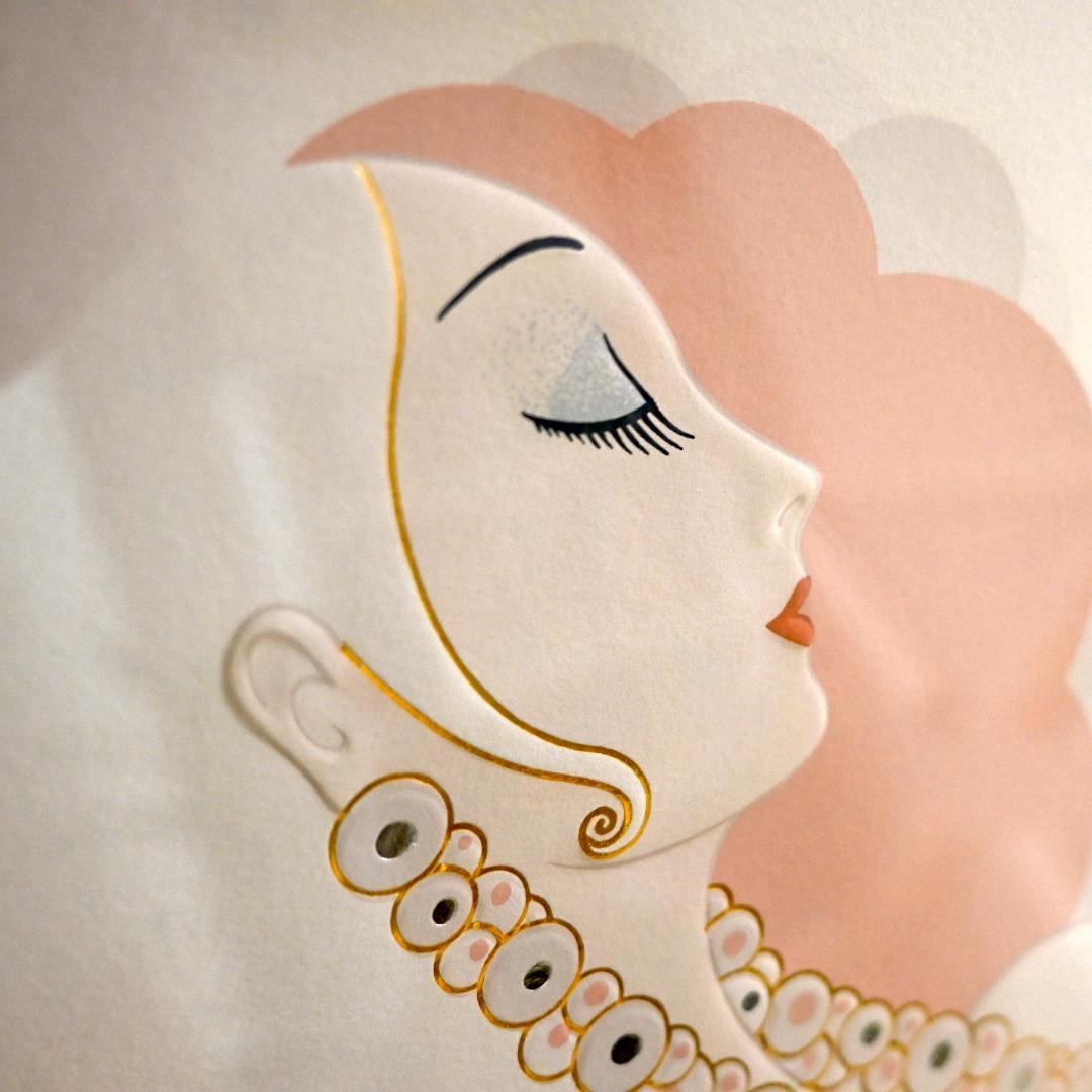 【特価！】エルテ（Erte） ルポーズ シルクスクリーン