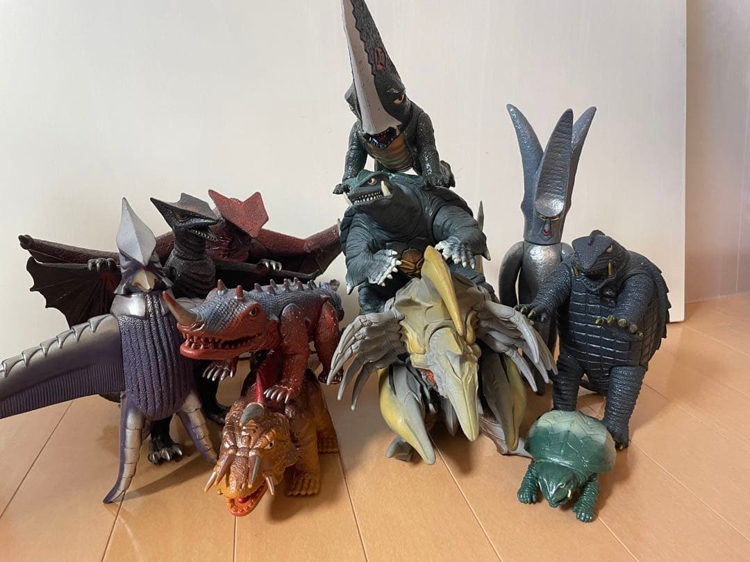 ガメラソフビ11体セット　昭和平成当時物　ギャオスバイラスバルゴンジグラジャイガ