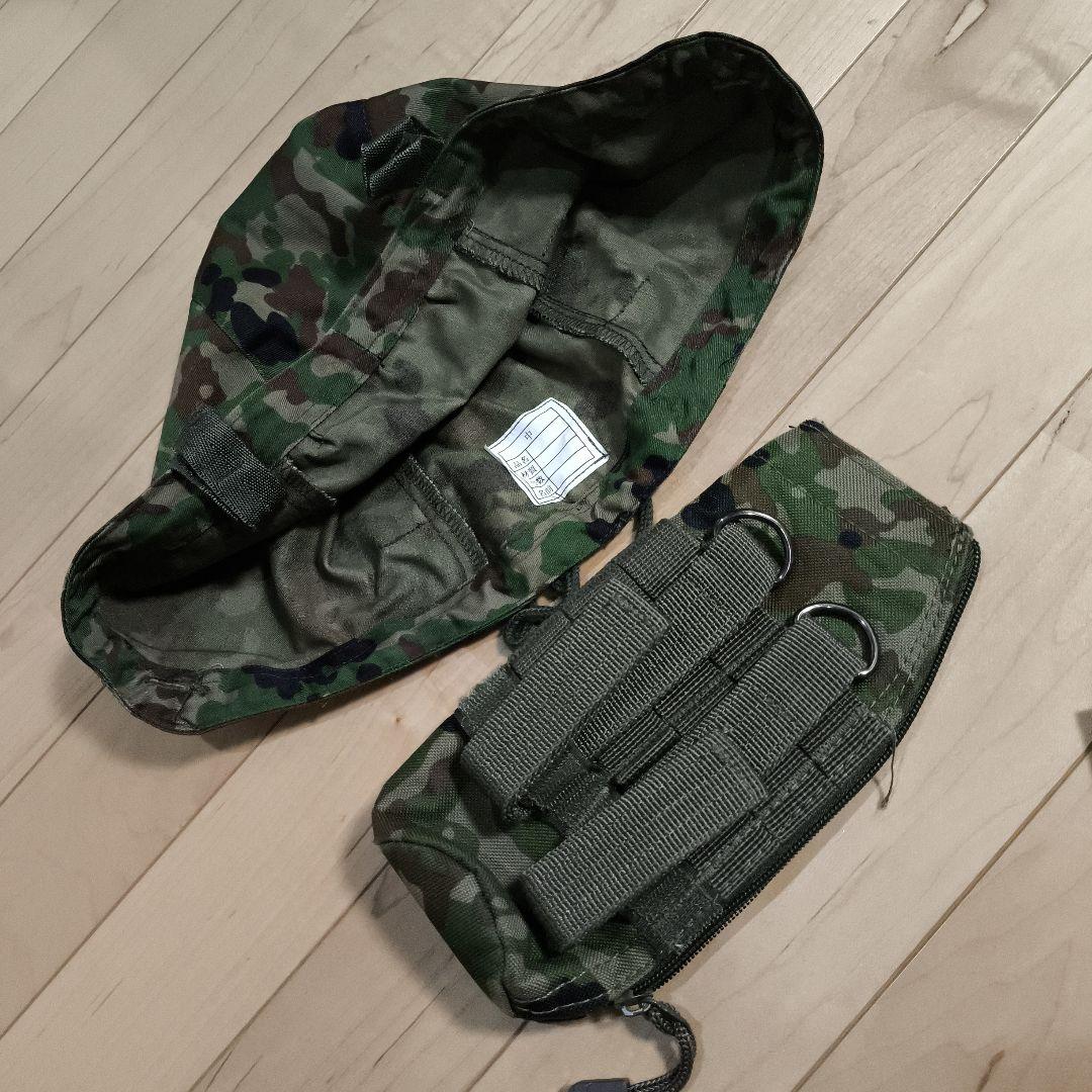 PX品 陸上自衛隊装備セット　迷彩服上下　ハット　ダンプポーチ　メットカバー