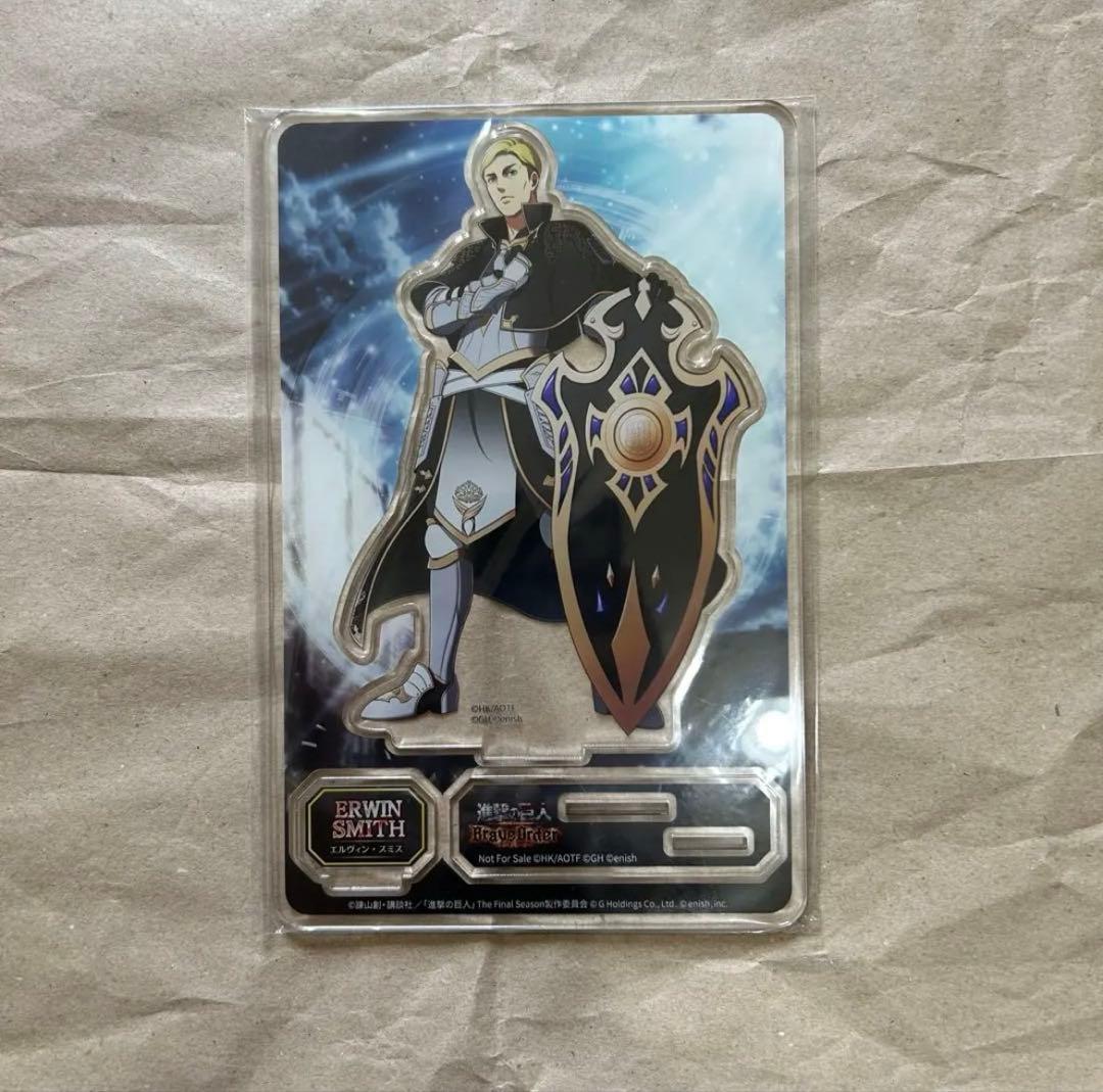 【希少】進撃の巨人 ブレイブオーダー エルヴィン団長 アクリルスタンド