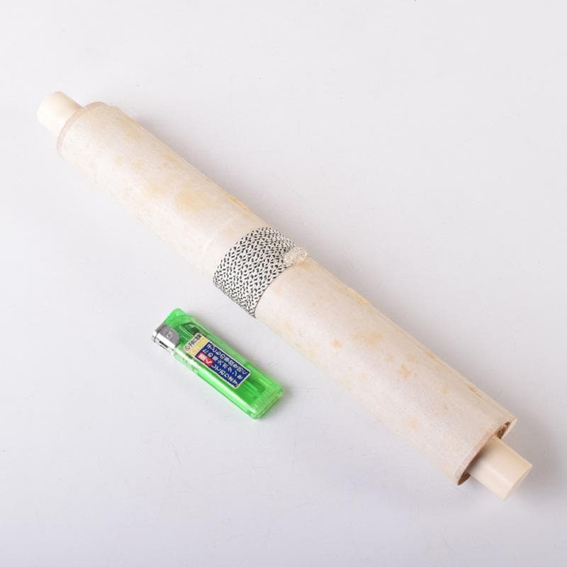 掛軸　前大徳　藤井誡堂筆　一行書　「無事是貴人」　共箱　C　8187A