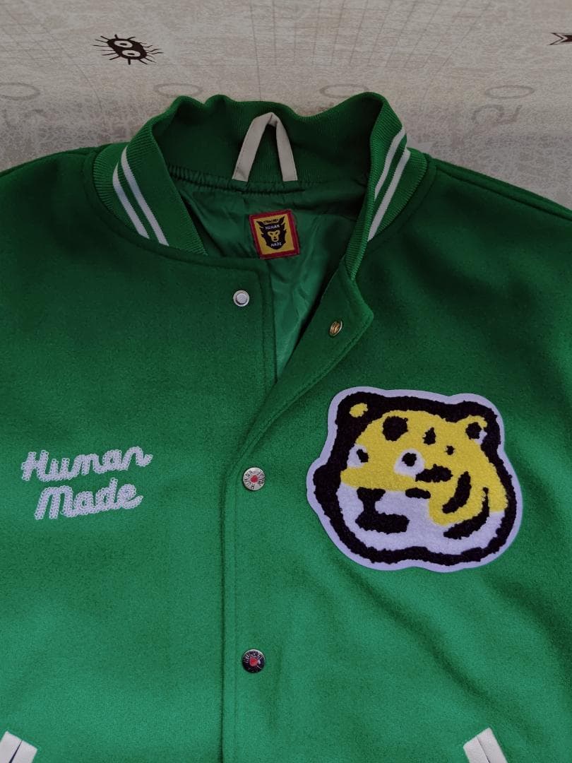 Human Made スタジアムジャケット 緑