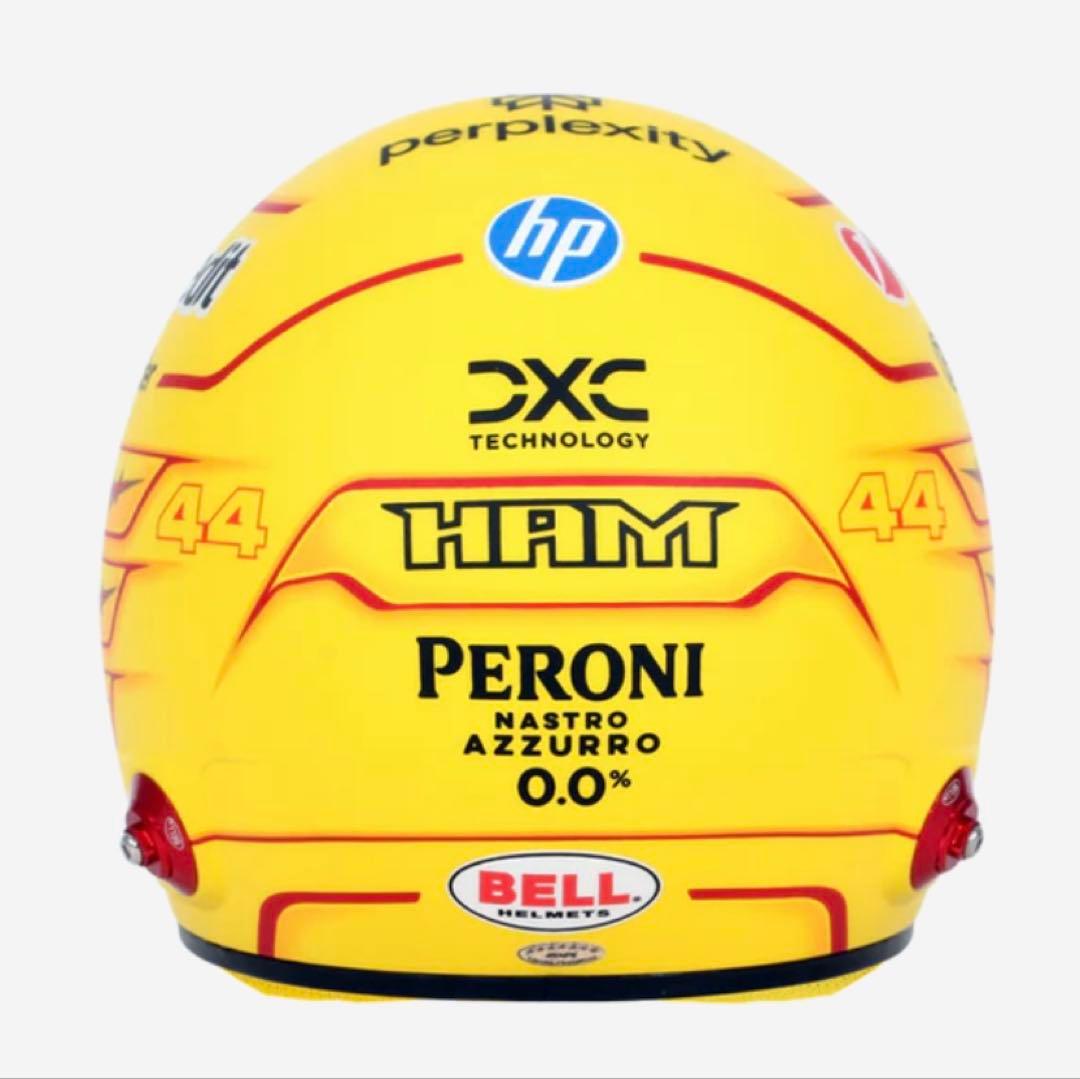 ルイス・ハミルトン 2025年 フェラーリ ヘルメット BY BELL 1/2