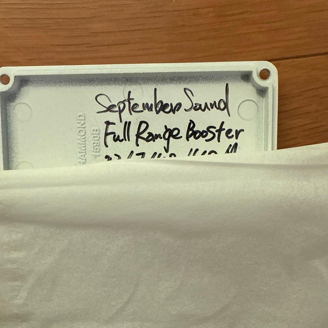 ギター September Sound Full Range Booster