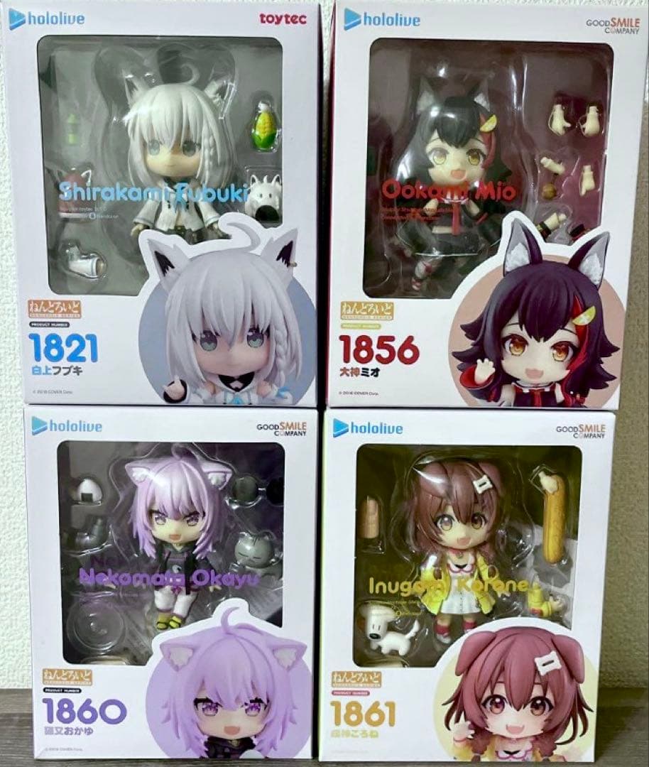 ねんどろいど　ホロライブ　ホロライブゲーマーズ　4個セット