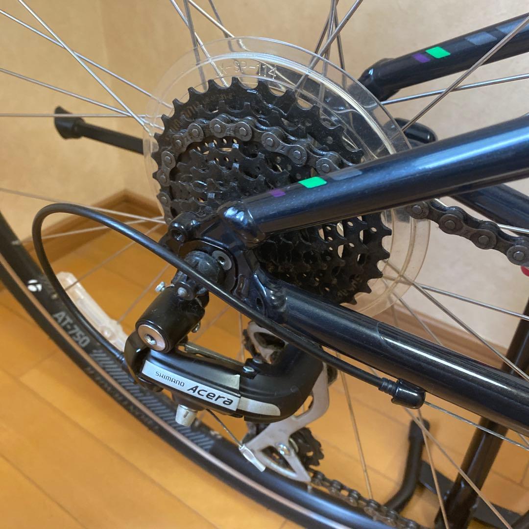 【送料込み、室内保管・美品】TREK クロスバイクFX2 WSDブラック