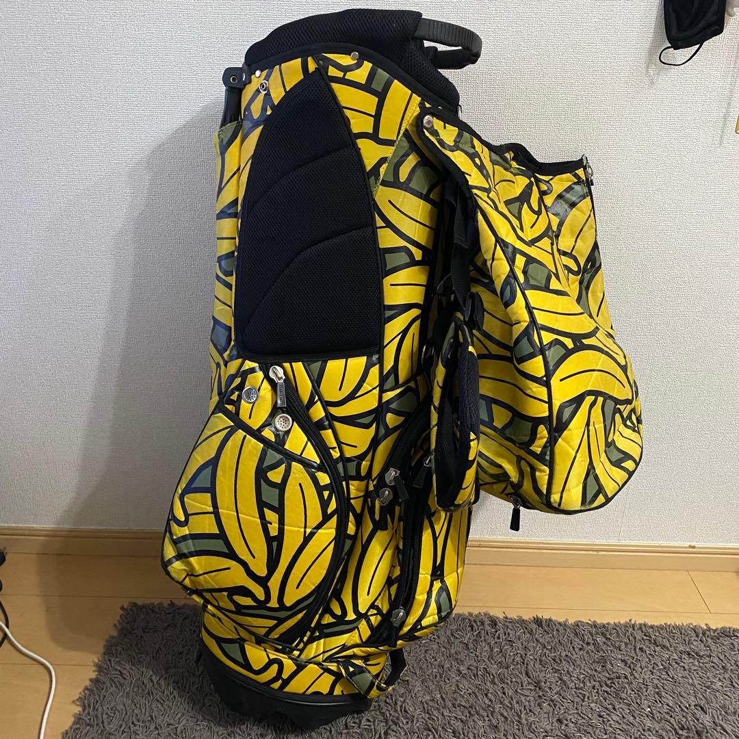 値下不可 レア 限定 パーリーゲイツ スタンド キャディバッグ バナナ柄