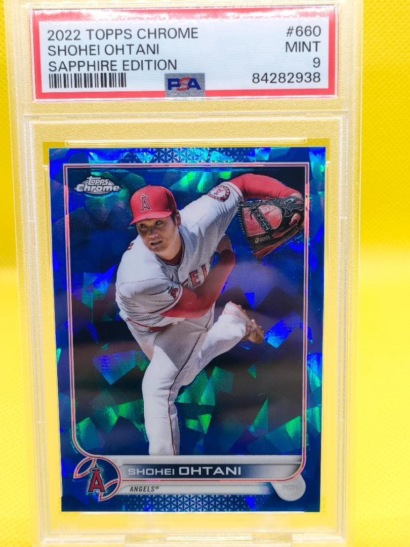 【PSA9鑑定品】大谷翔平2022 Tops Chrome Sapphire