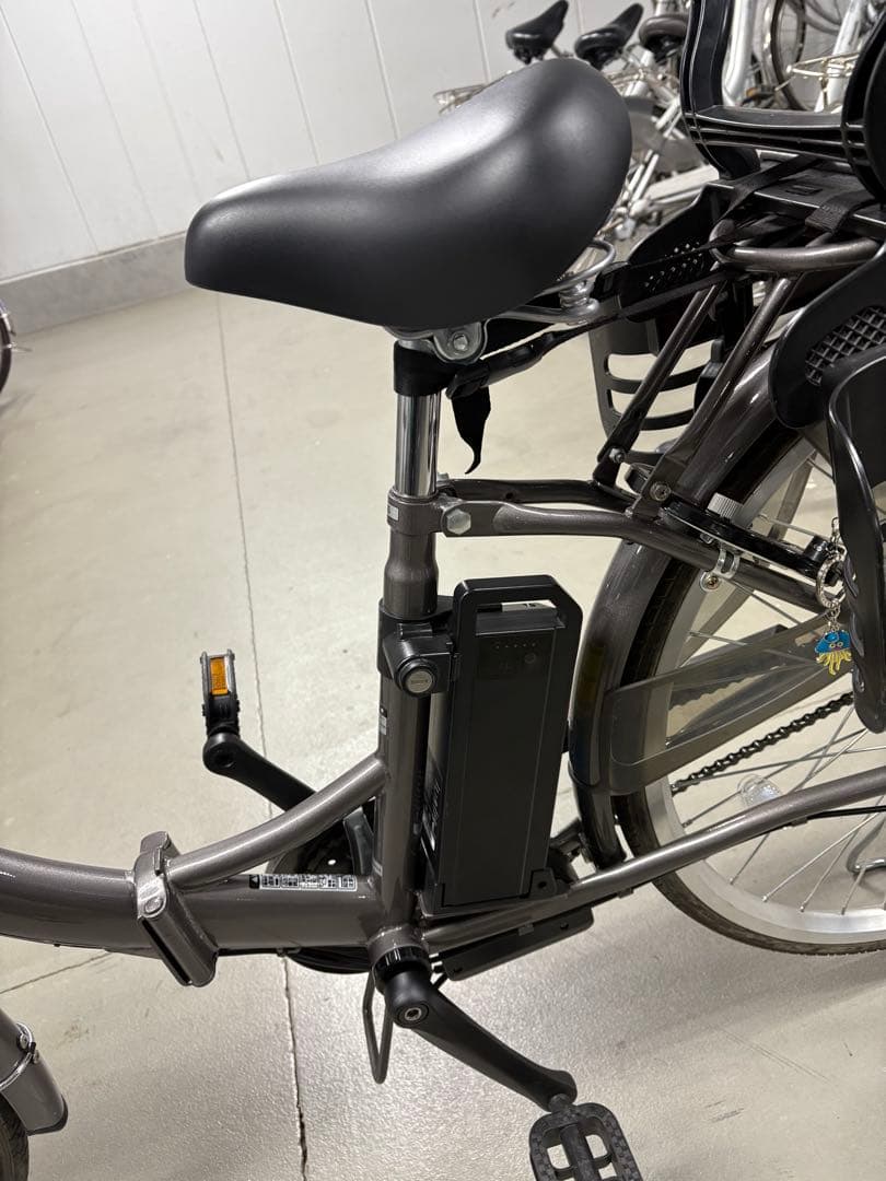 電動アシスト自転車 チャイルドシート付き。お引き取り。