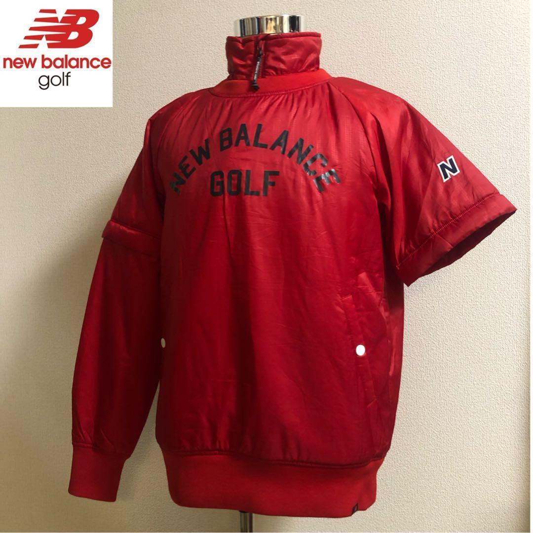 ニューバランスゴルフ 2way 中綿 スニード ジャケット レッド サイズ5