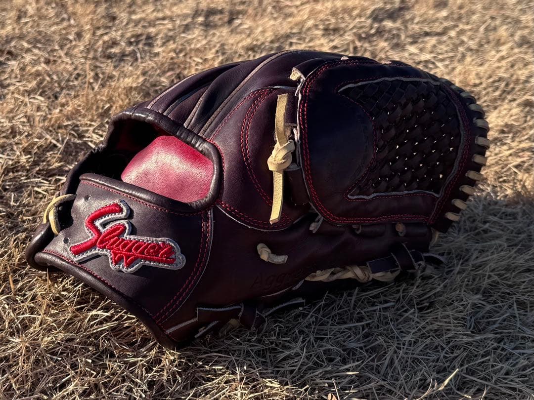 美品　久保田スラッガー 硬式用グローブ 内野
