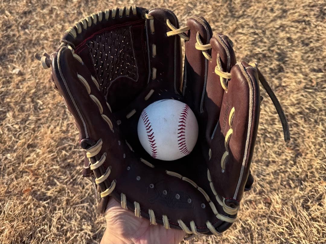 美品　久保田スラッガー 硬式用グローブ 内野