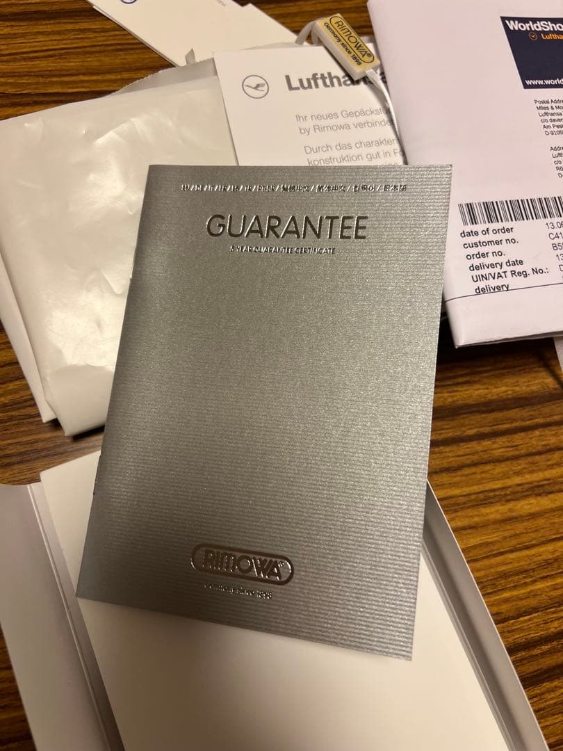 RIMOWA トパーズ ステルス ルフトハンザ限定 32L 2輪 機内持ち込み可