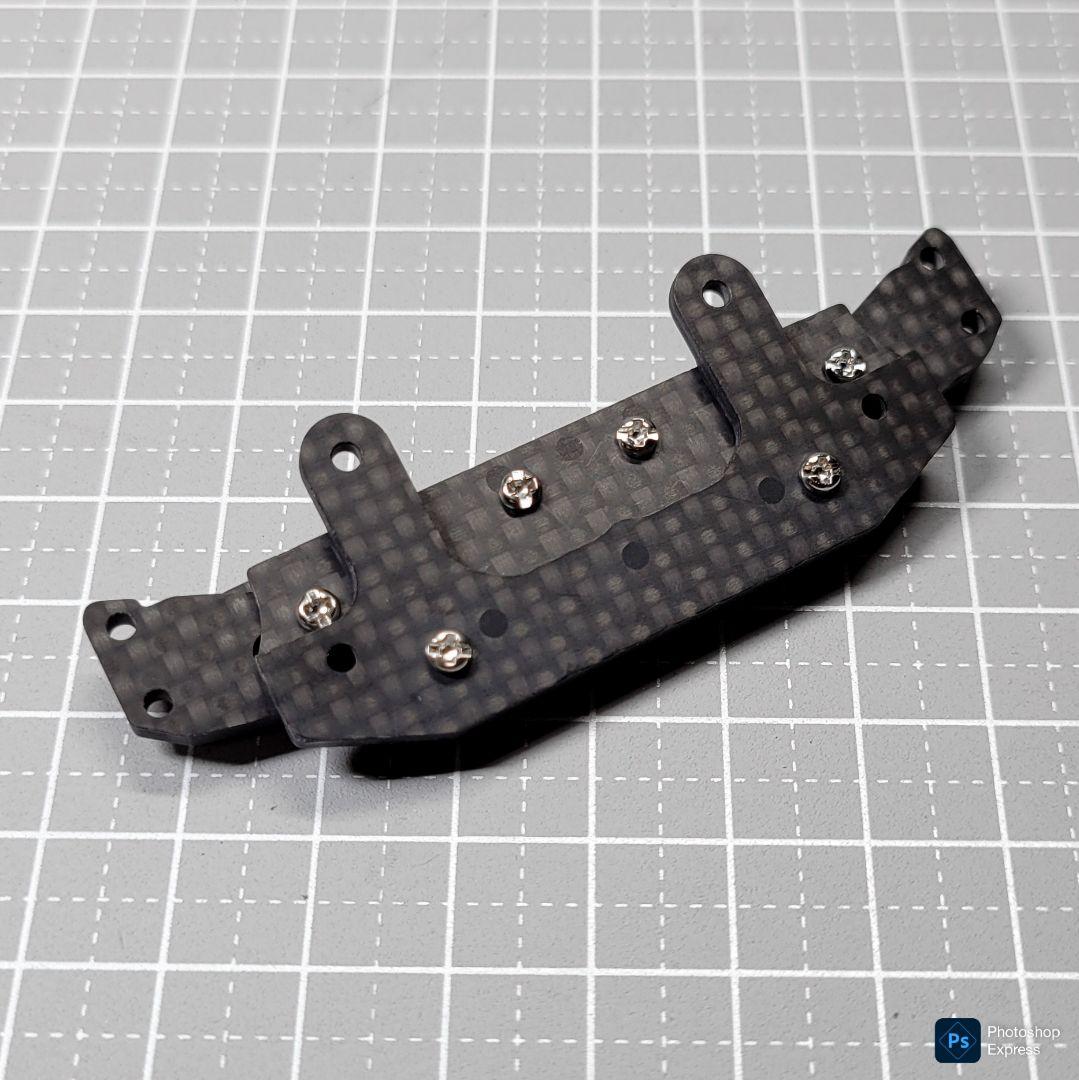 CNC立体加工 ヒンジ式AT機構 左右独立スラダン 純正カーボン プロトタイプ