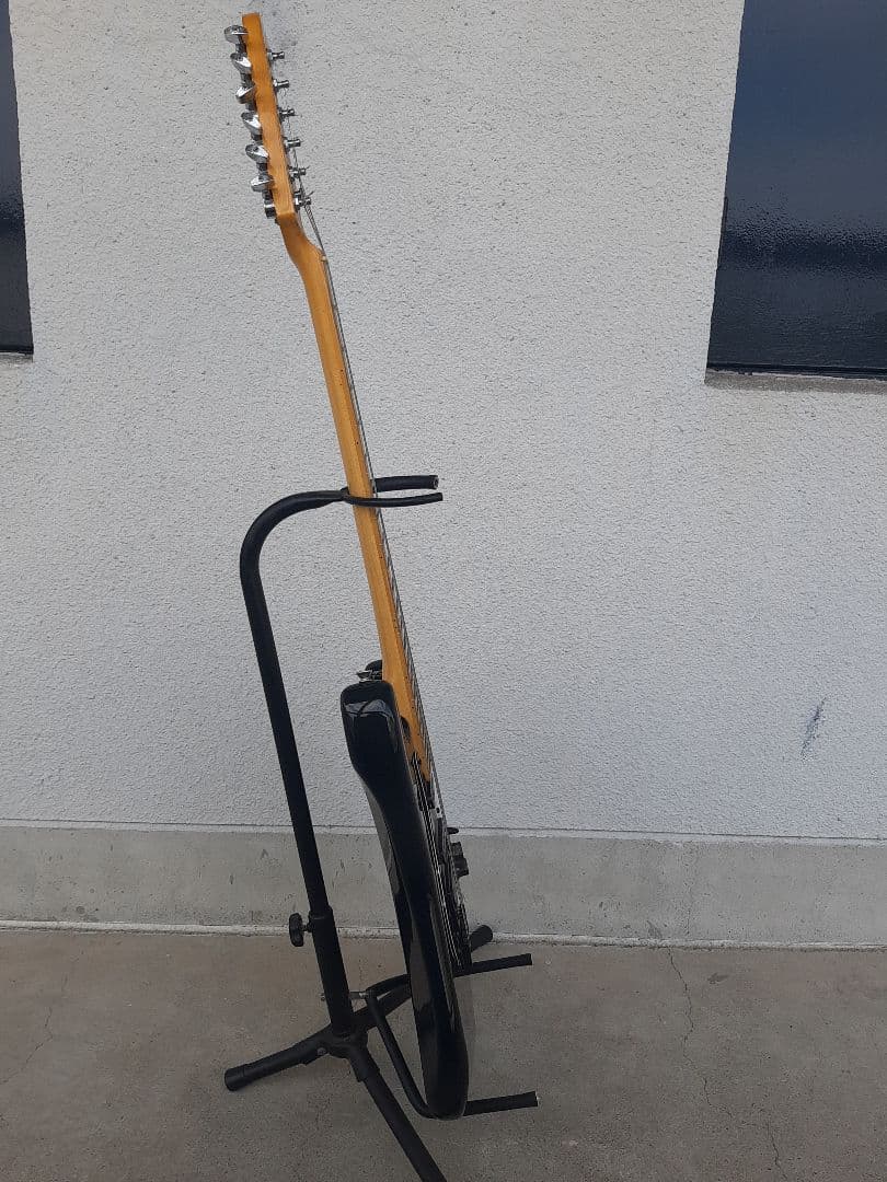 最終値下げ加熱処理ＡＩＹストラトタイプエレキギターSSH黒完全調整済