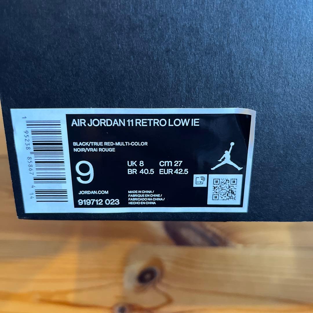 シューズ(男性用) Air Jordan 11 Retro Low IE 27cm