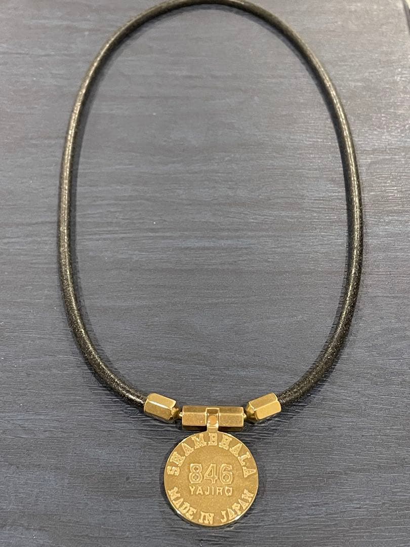 846YAJIRO シャンバラネックレス ゴールド