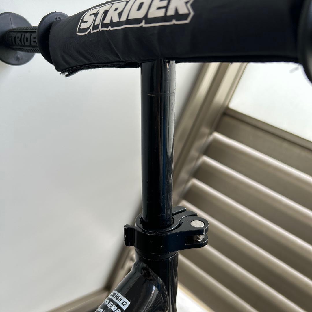 STRIDER バランスバイク ブラック 収納バッグ付き