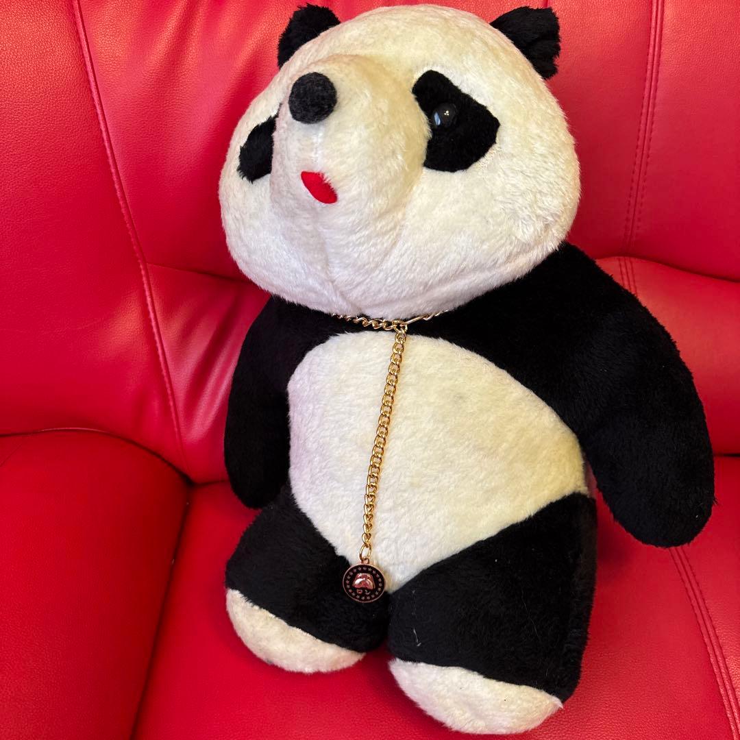 ヴィンテージ　パンダぬいぐるみ　昭和レトロ