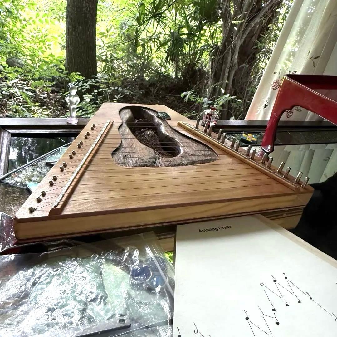 超限定9月2日20時迄‼️ゴブリンが歌ってる小型ハープ/ダルシマーUSA一点保管品