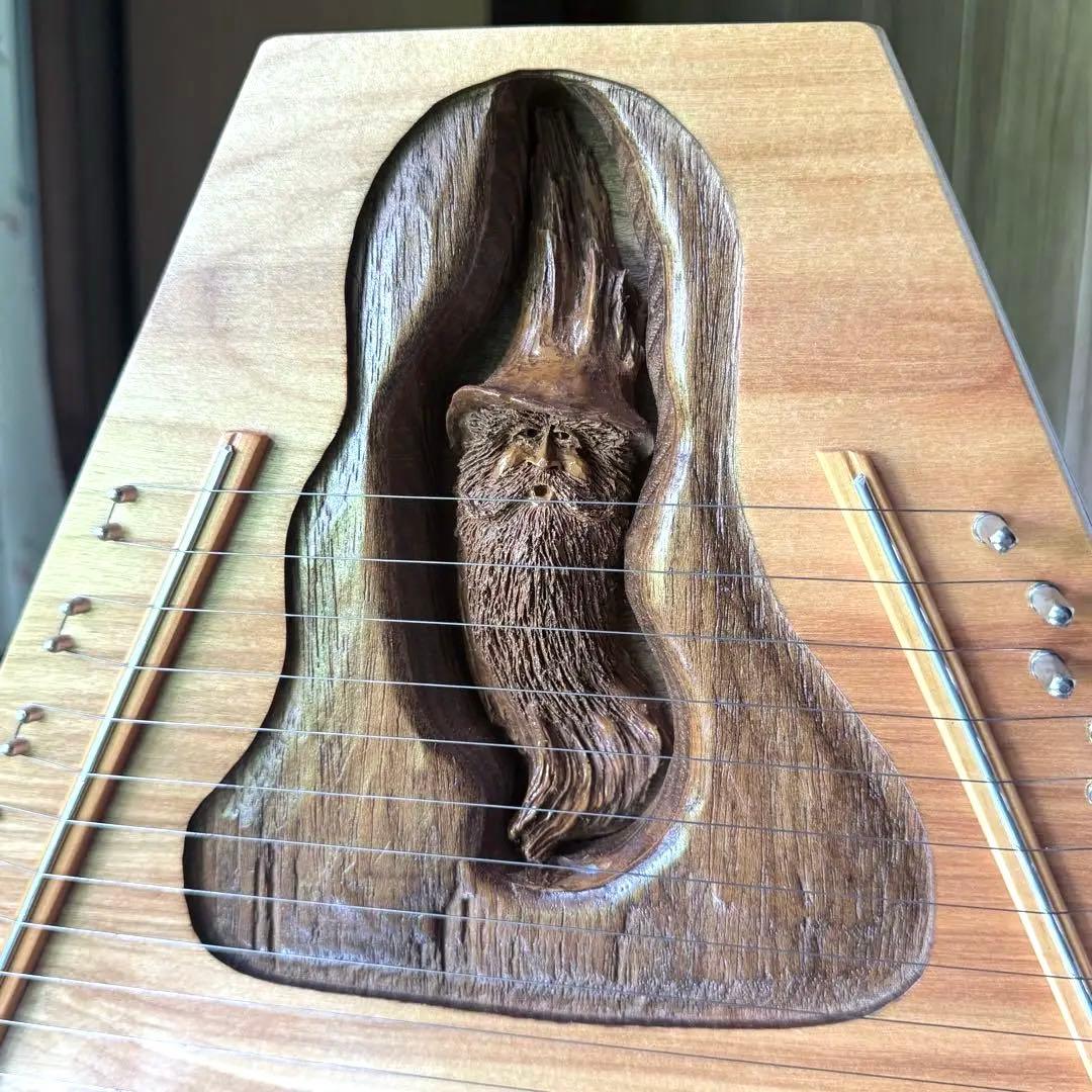 超限定9月2日20時迄‼️ゴブリンが歌ってる小型ハープ/ダルシマーUSA一点保管品