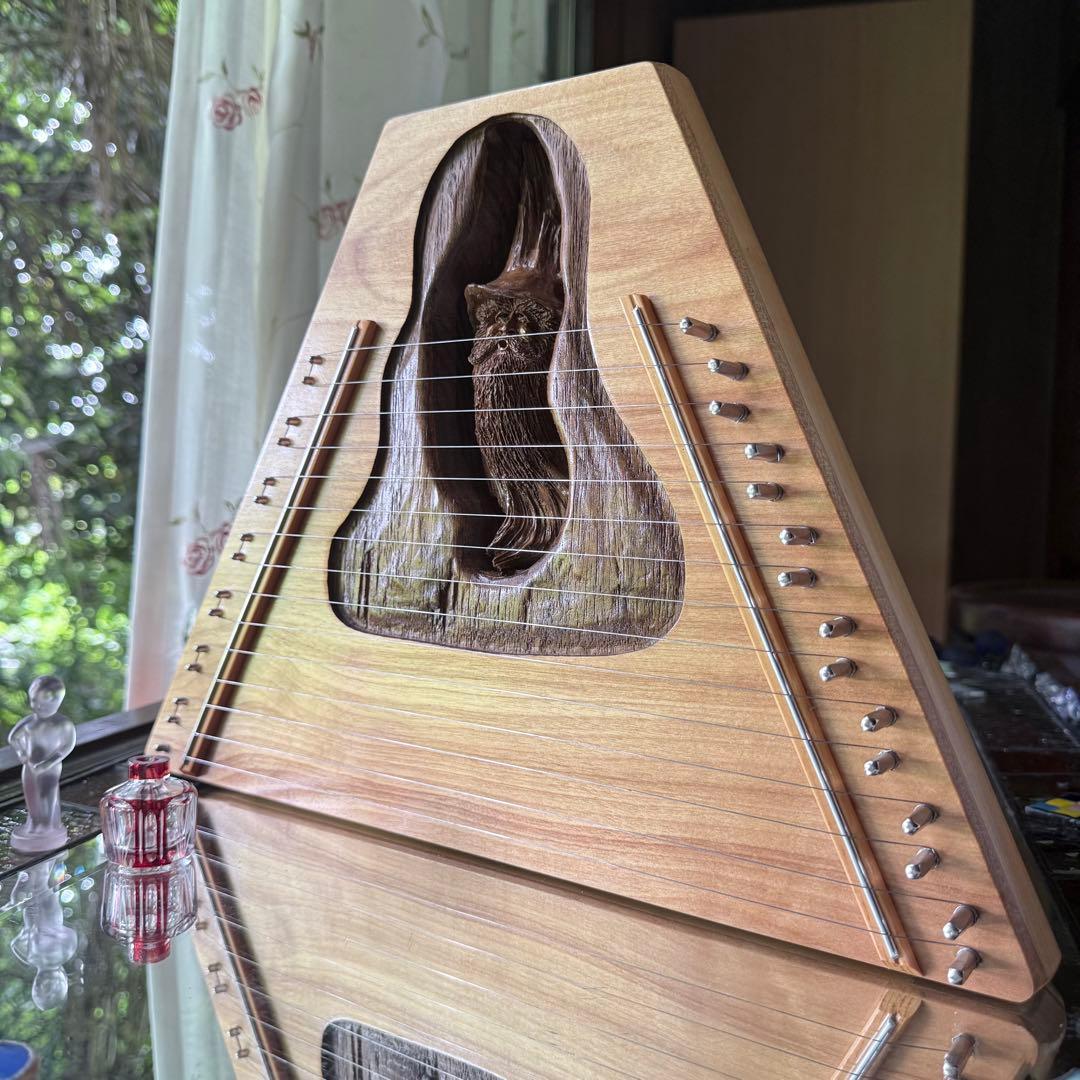 超限定9月2日20時迄‼️ゴブリンが歌ってる小型ハープ/ダルシマーUSA一点保管品