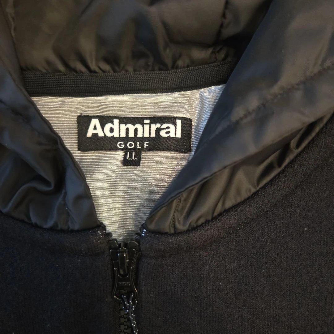 Admiral ジャケット ニット ブラック ロゴ アドミラル ゴルフ
