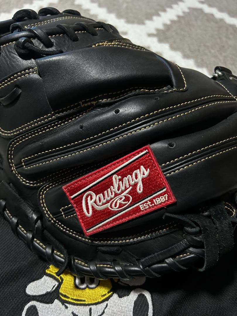 Rawlings 軟式キャッチャーミット 黒