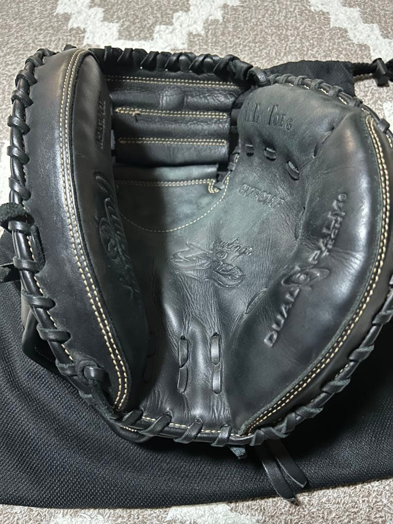 Rawlings 軟式キャッチャーミット 黒
