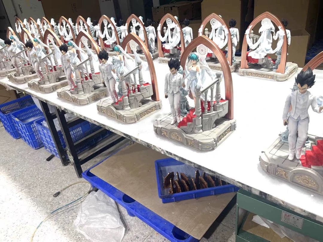 ベジータ＆ブルマ　結婚　ドラゴンボール　フィギュア　ガレージキット１／６スケール