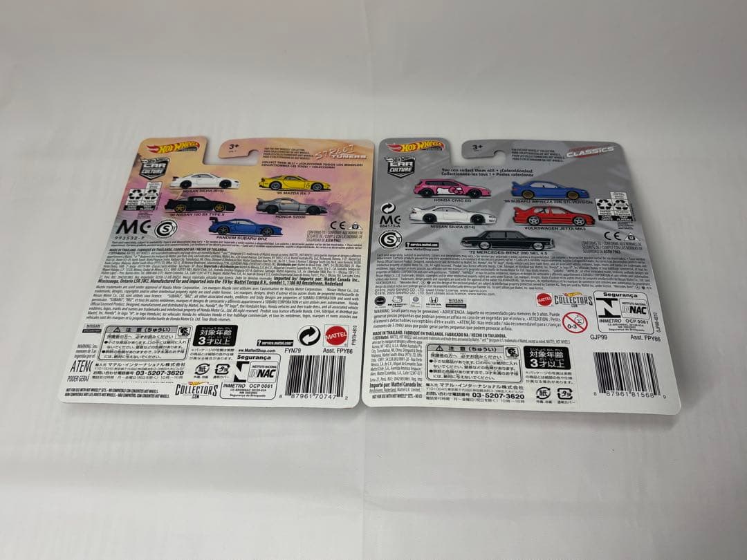 ホットウィール ストリートチューナーズ 6台セット