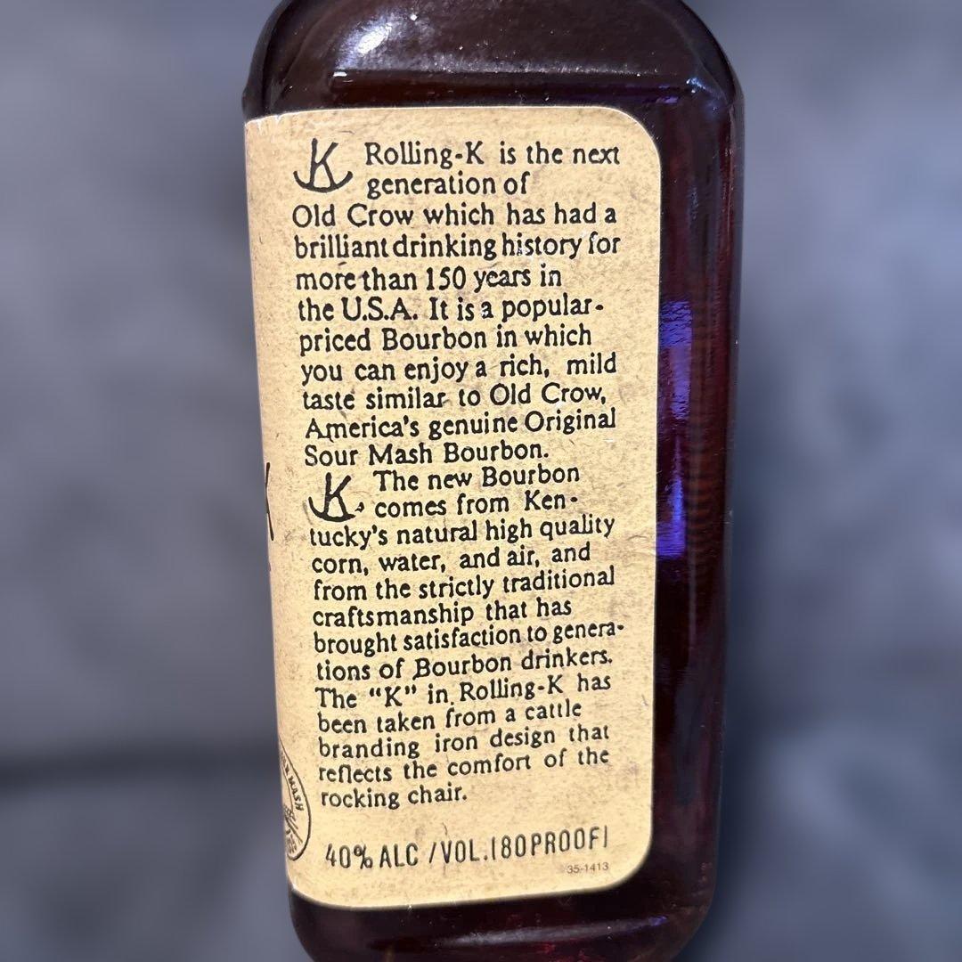 ROLLING-K Kentucky Straight バーボン　ウイスキー