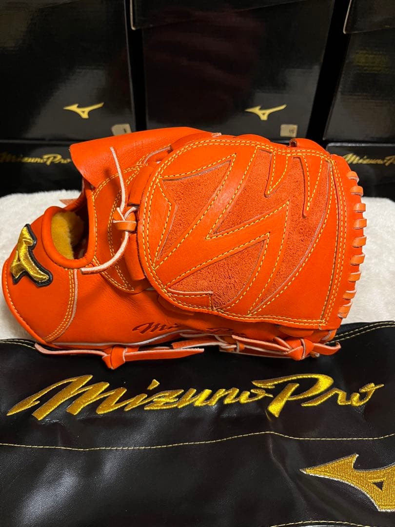 限定皮革　ミズノプロ　硬式　投手用　グラブ　グローブ