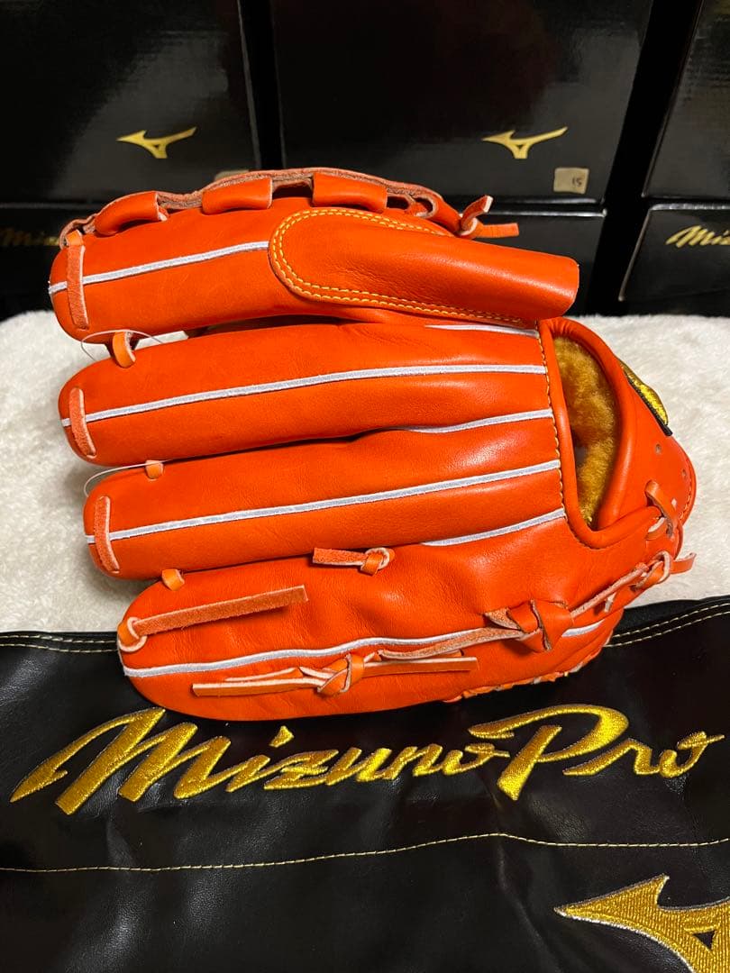 限定皮革　ミズノプロ　硬式　投手用　グラブ　グローブ