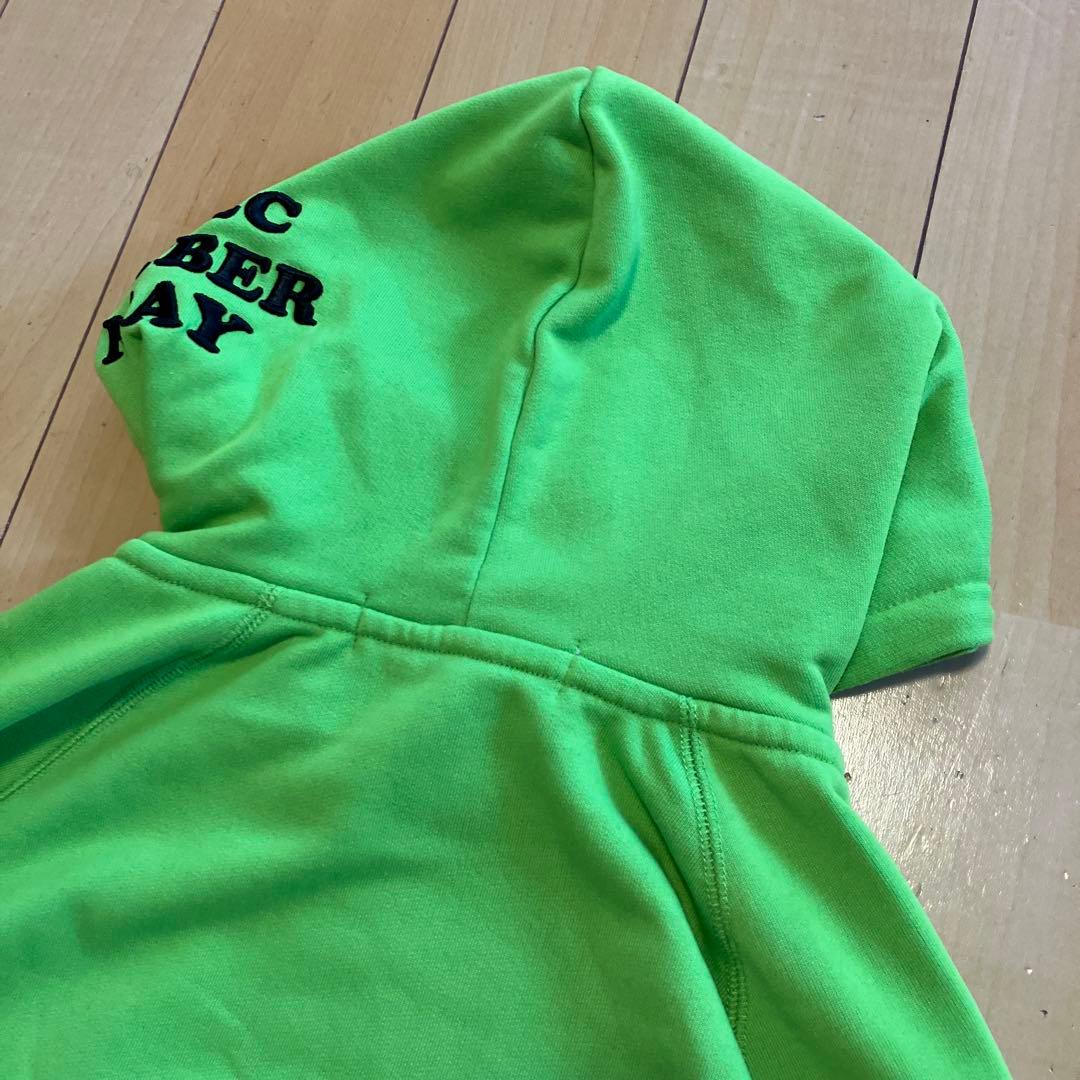 DECEMBERMAY ディセンバーメイ　パーカー　ユニセックス　グリーン　1