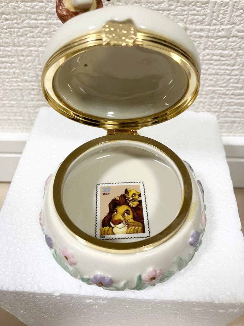希少　LENOX CLASSICS ライオンキング　陶器　小物入れ　ディズニー
