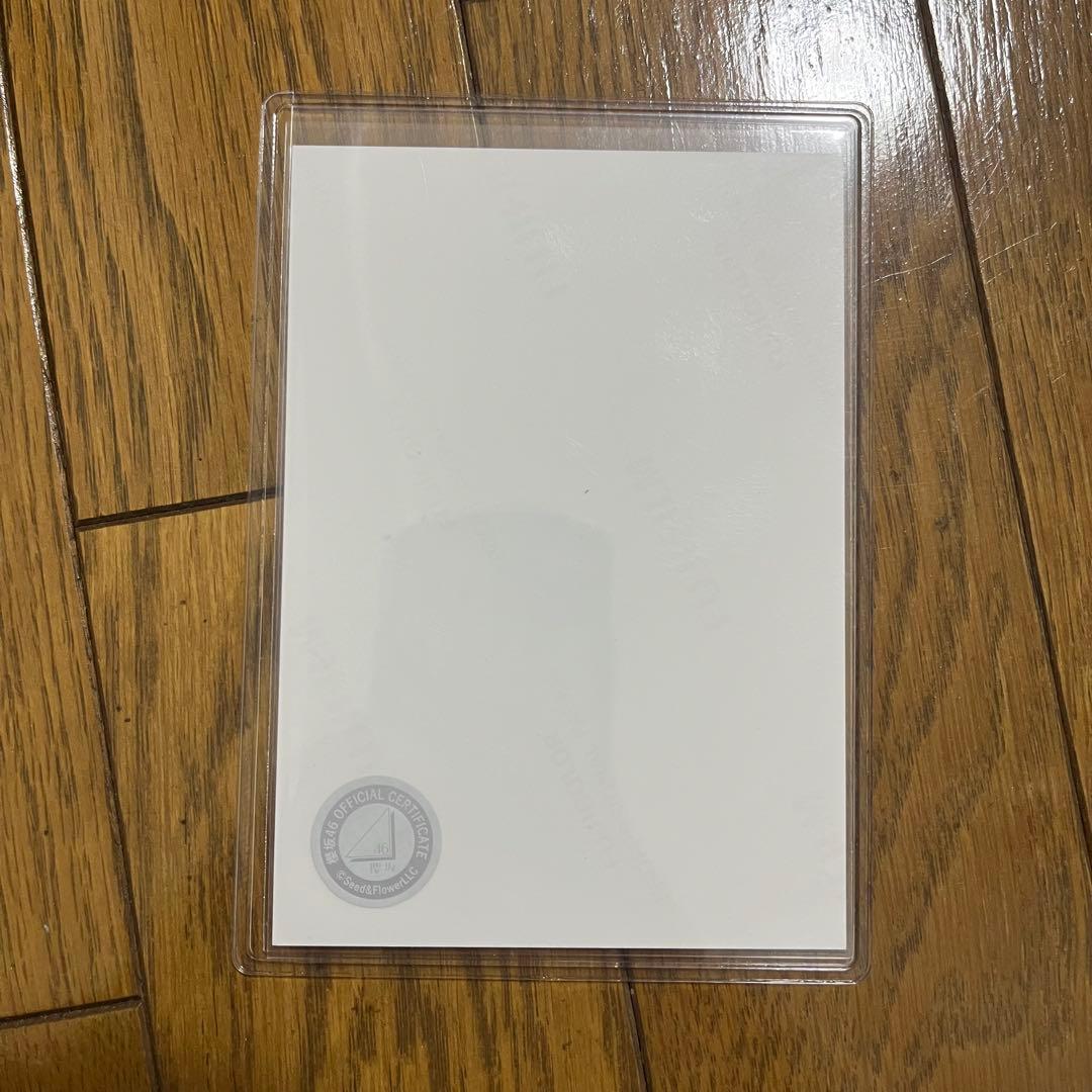 櫻坂46 的野美青　直筆　生写真　2025年 浴衣