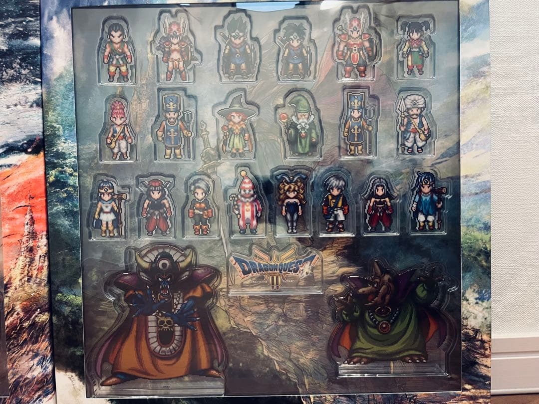 おまけ付き★ドラゴンクエスト Ⅰ＆Ⅱ Ⅲ アクリルブロック セット 1＆2＆3