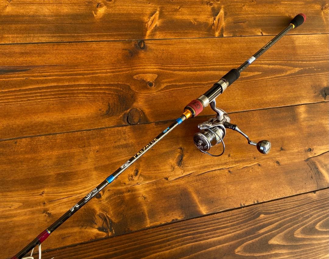 ジギングロッド　3ピースパックロッド　Fujiガイド タイラバ　4000番リール