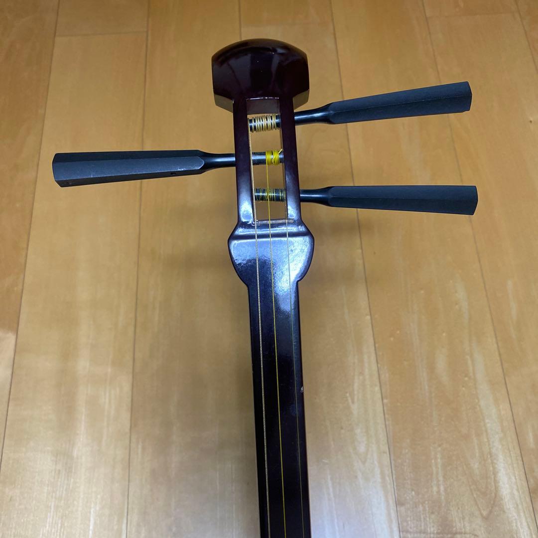 学校用三味線⭐︎教材用簡易型⭐︎破れなし⭐︎スズキ⭐︎撥なし⭐︎ケースなし⭐︎収納袋あり