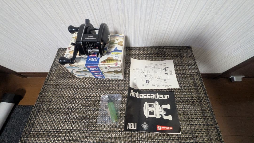 未使用 激レア ABU 1000c ブラック アブガルシア アブ1000